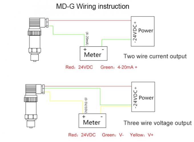 Keramik Sistem Hidraulik Sensor Tekanan Minyak Barometrik 100MPa 1